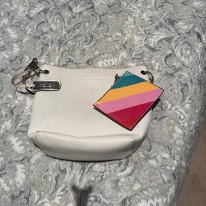 Ralph Lauren rainbow and white wallet